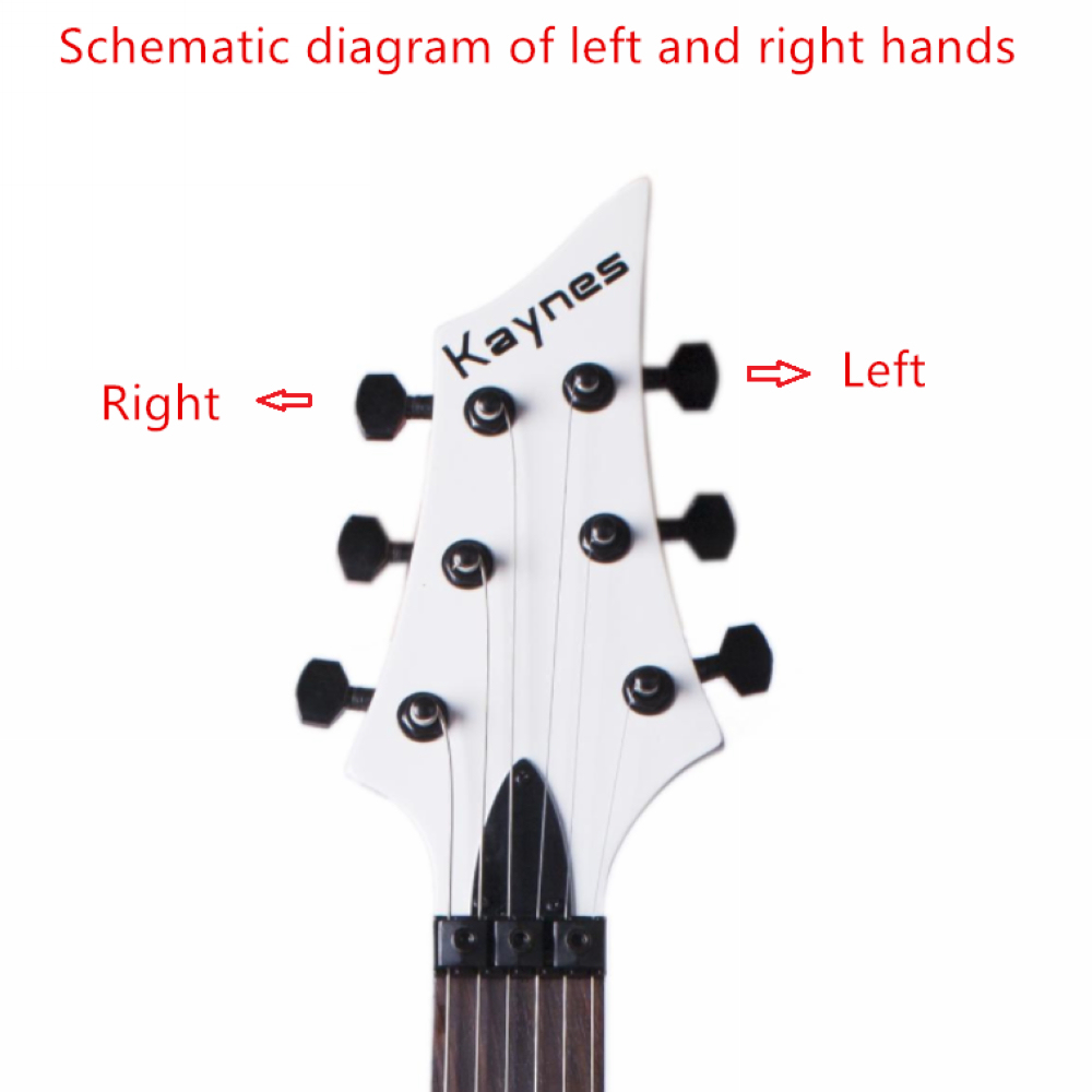 1 sæt guitar låse-stemmere elektrisk guitar mekanikere tunere låse streng stemmeskruer guld lavet i korea