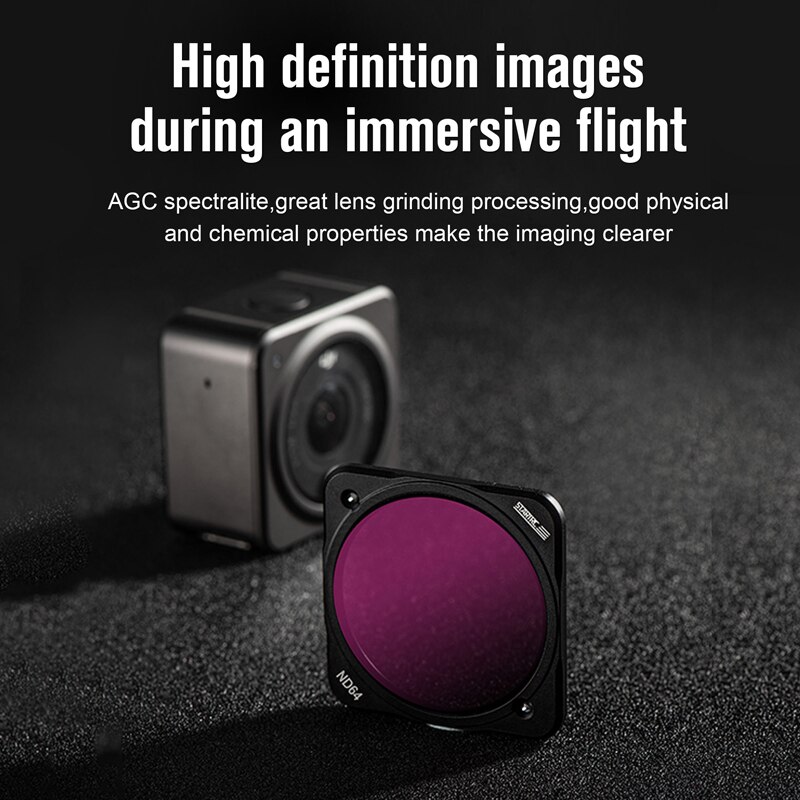 STARTRC-Juego de filtros DJI Action 2, CPL, GND 16 gradiente, ND16, ND32, ND64, filtro ND, lente protectora UV, filtros magnéticos para Cámara de Acción