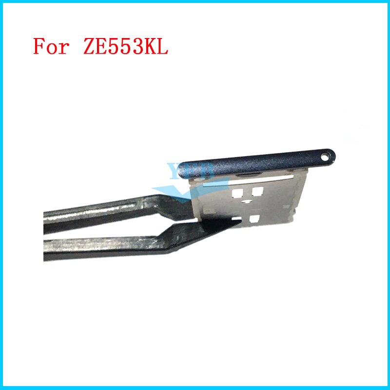 Sim-kort bakkeholder til asus zenfone 3 zoom  ze553kl sim-kortlæser slot socket reservedele