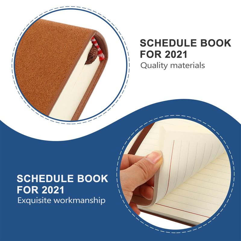 Praktische Planning Notebook Jaarlijkse Kalender Planning Boek Schema Notebook