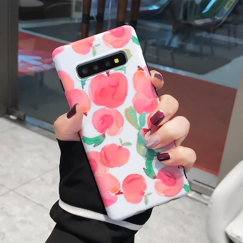 YHBBCASES Retro Öl Malerei Telefon Abdeckung Für Samsung Note 10 8 9 Cartoon Obst Weichen Fall Für Samsung Galaxy S10 5G S8 S9 Plus