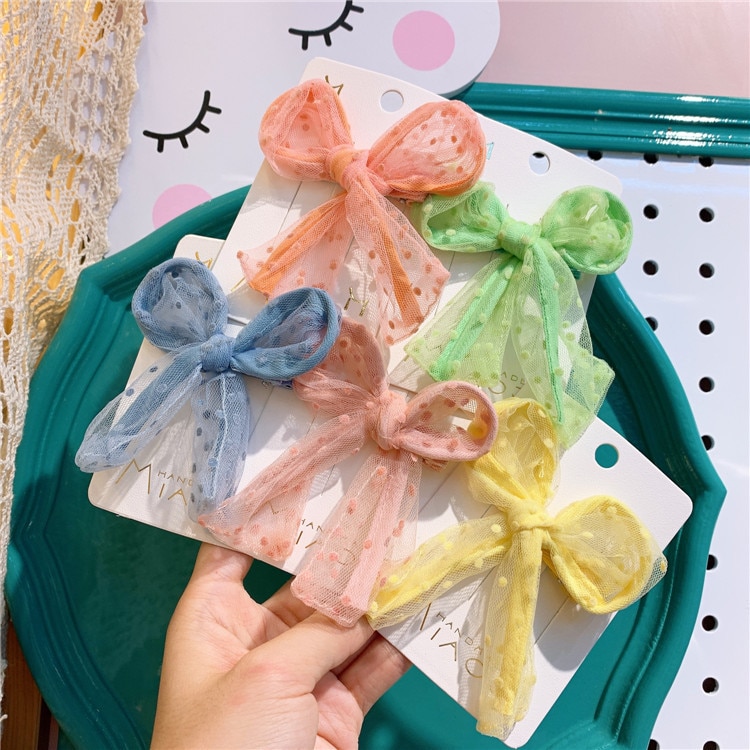 Korean Kids Cute Children&#39;s Retro Lovely Flower Hairpin Girl Print Bb Clip Banger Accessories Hair Clips For Girls Shine