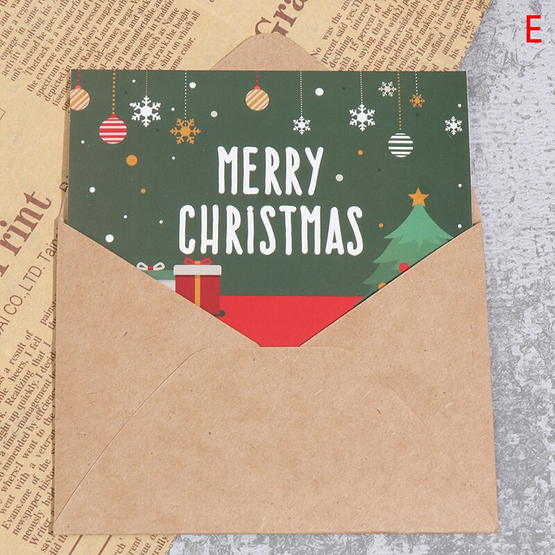 Carte Vintage de noël, carte de vœux, réveillon de noël, nouvel an, fête annuelle: E