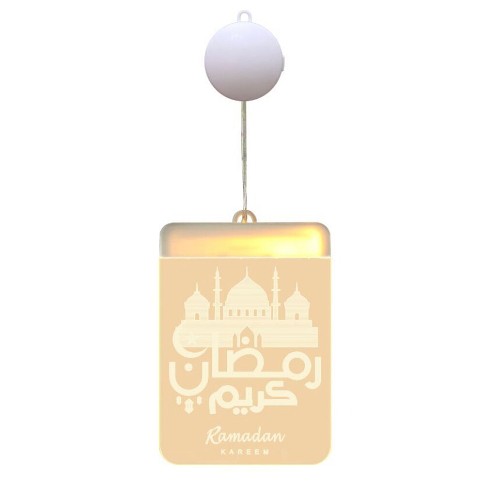 Lanterne Led pour décoration islamique du Ramadan Mubarak, luminaire décoratif d'intérieur, idéal comme: D