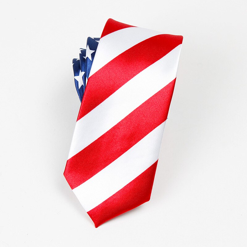 Polyester seide druck Amerikanische flagge beliebte edle business männer krawatte