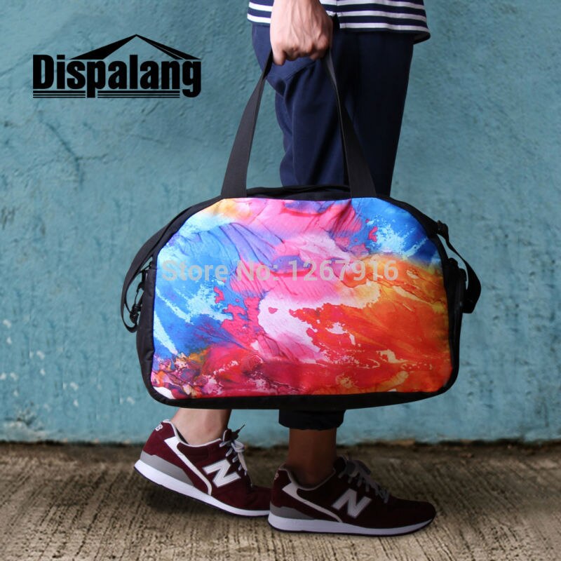 Dispalang bloemenschedelprint dames weekendtas dames reistassen grote bagagetas voor heren sportieve weekendtassen