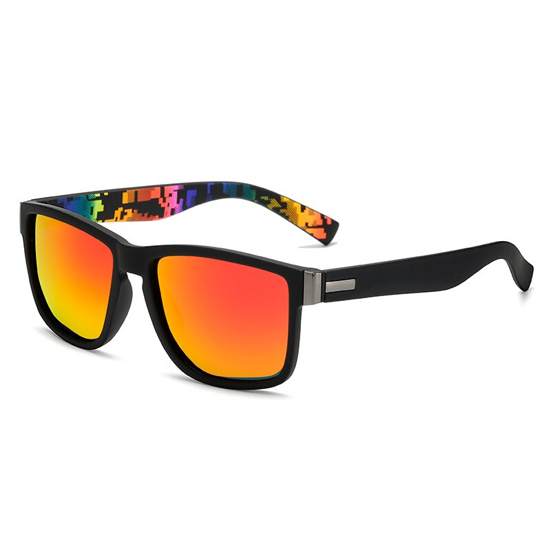 Polaroid Sonnenbrille Unisex Platz Vintage Sonnenbrille Berühmte Sunglases Polarisierte Sonnenbrille Oculos Feminino für Frauen Männer: 7-AMD518-C6