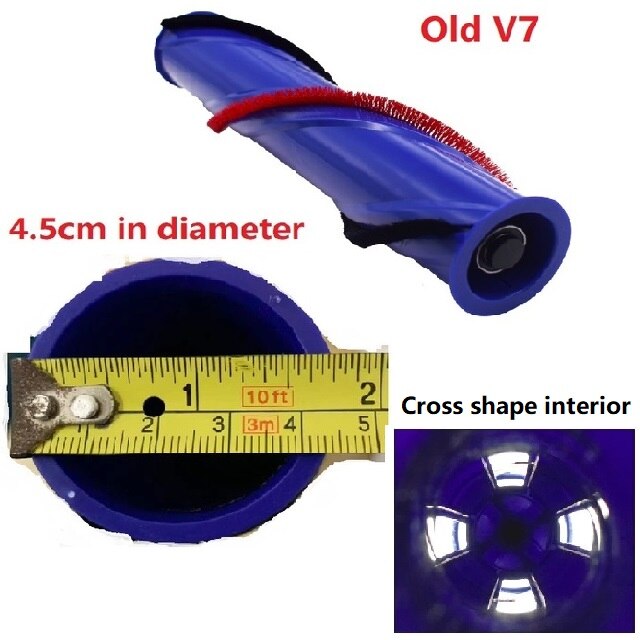 Kit de reemplazo de rodillo de cepillo, Compatible con DYSON V6 V7 V8 V10 V11, cepillo inalámbrico, cabezal de limpieza, rodillo de barra, pieza 966821-01