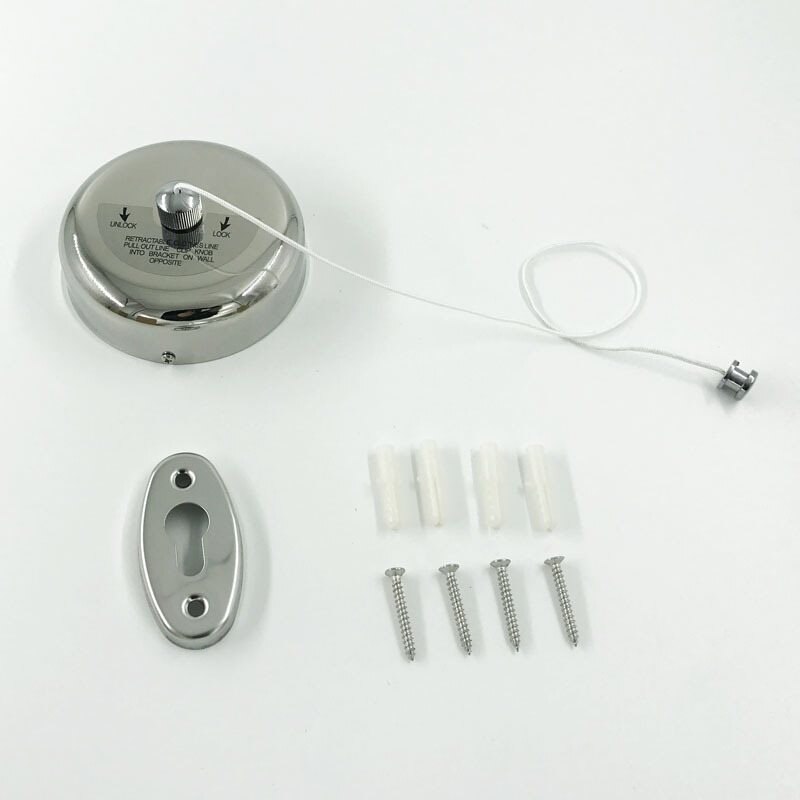 Corde à linge rétractable portable en acier inoxydable pour intérieur et extérieur, cintre pour sèche-linge, organisateur, étendoir à linge, corde