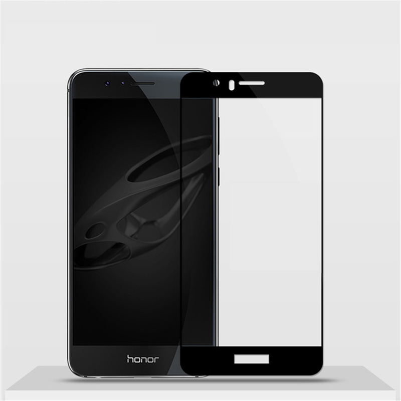 Protective glass on for huawei honor 8 lite light tempered glass screen protect cover honor 8 pro 8c 8x 8 x c safety glas honor8: black / for honor 8 pro