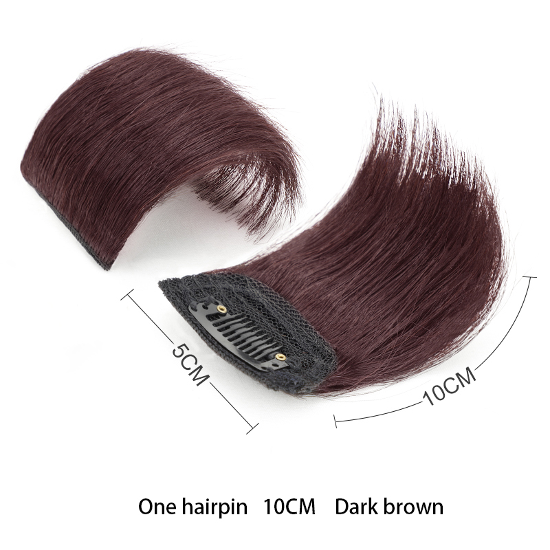 Pruikstuk onzichtbaar, pluiziger, dikker haar aan beide kanten, haarvervanging bovenop voor vrouwen: Zilver