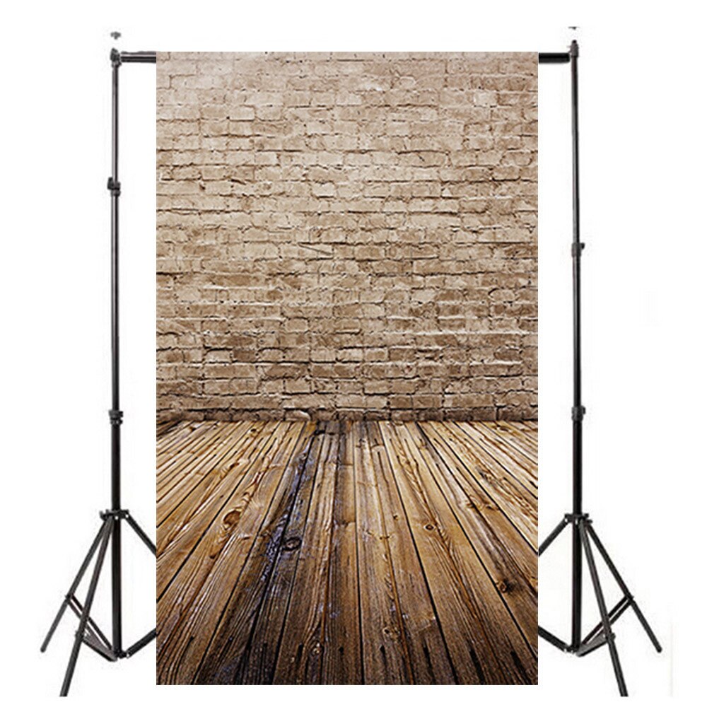 1.5x2.1m Vinyl Wooden Wall Photograph Back Decor Wood Wall Floor Photography Background Photo Studio Backdrop Photo Props: H
