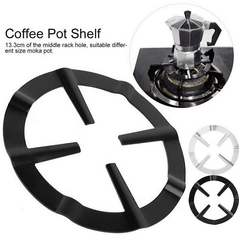 50/150/300/600ml Aluminum Coffee Pot Coffee Maker Durable Percolator Stove Moka Cafetiere Expresso Percolator Pot Drink Tool: black pot holder