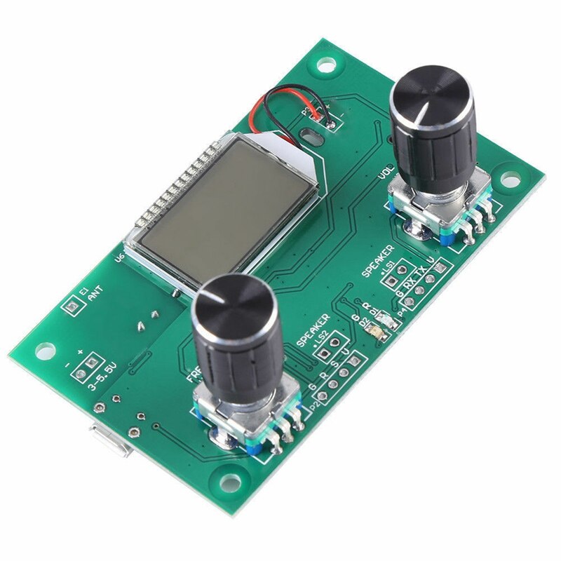 Module récepteur Radio FM 87-108MHz carte de réception stéréo à Modulation de fréquence avec écran numérique LCD 3-5V DSP PLL