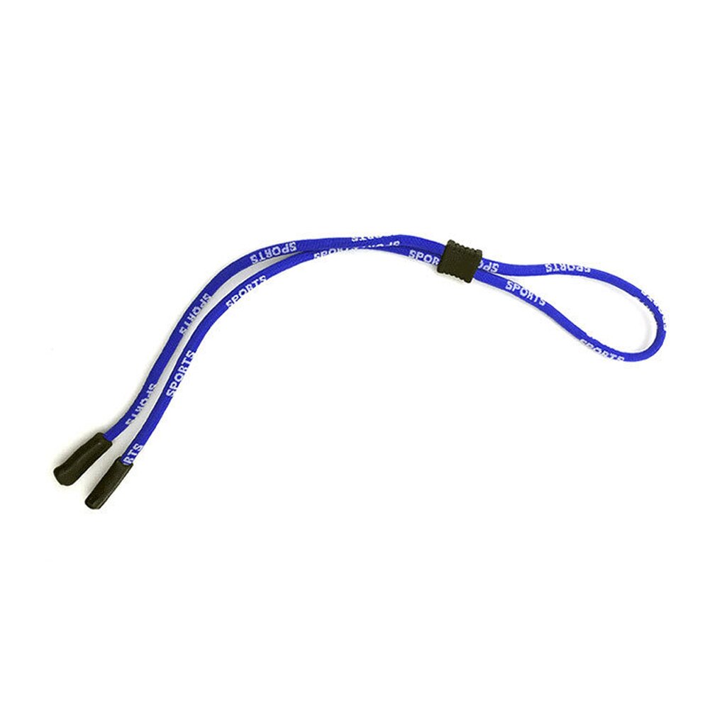 1 stk briller solbriller stretchy rem bælte snor holder elastisk stof solbriller briller sportsbriller halsbånd: Blå