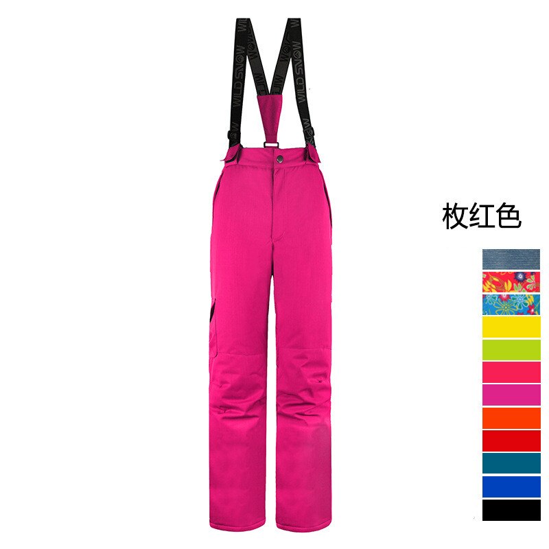 Winter Snowboard Ski Broek Vrouwen Winddicht Waterdichte Sport Keep Warm Vrouwelijke Broek Camping Paardrijden Skiën Sneeuw Broek Broek: 3 Pants / XL