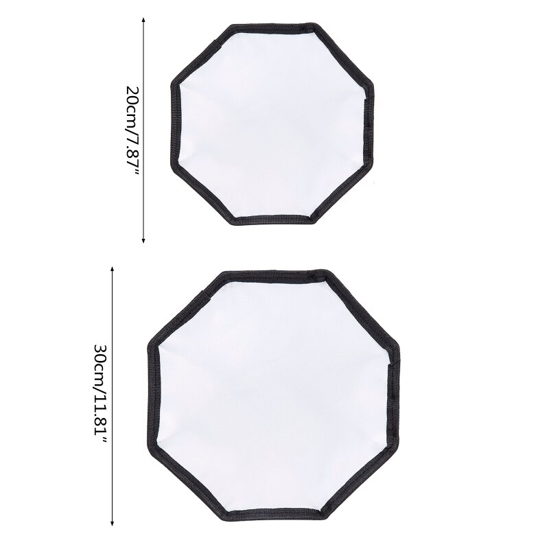 Speedlight Light Panel Softbox Foldable Portable Diffuser Portrait Photography Photo Video Studio Lighting Natural Look