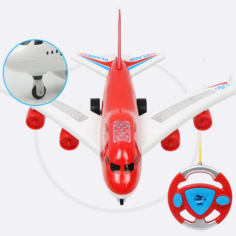 Afstandsbediening Vliegtuigen Rc Drone 4 Manier Rc Vliegtuig Model Vaste Vleugel Vliegtuig Voor Kid Jongen -Wit