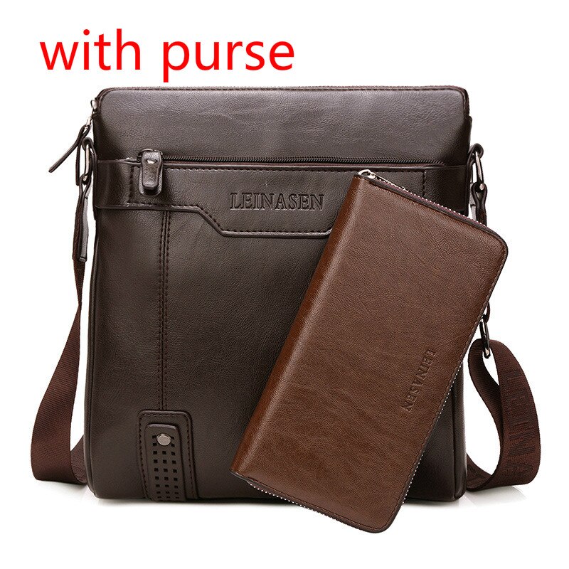 -Geschäft Leder Männer Bote Taschen Aktentasche Für Dokument Handtasche Schulranzen Portfolio Kurze fallen Tasche Für Telefon: dunkel Braun