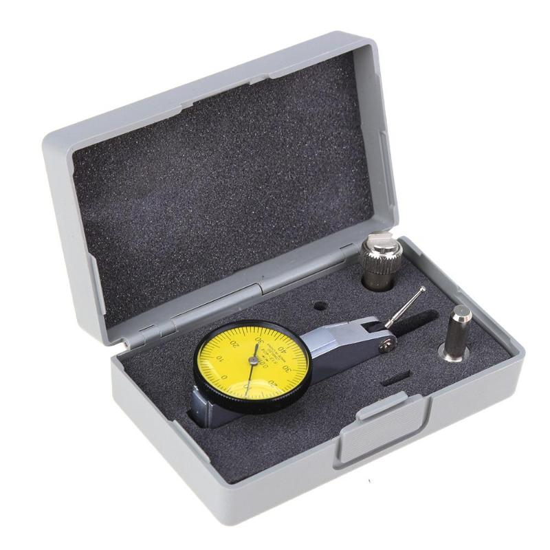 0-0.8mm Precision Dial Indicator Lever gauge 0.01mm WITH Jewel head Lever Dial Test Indicator Gauge Scale Meter