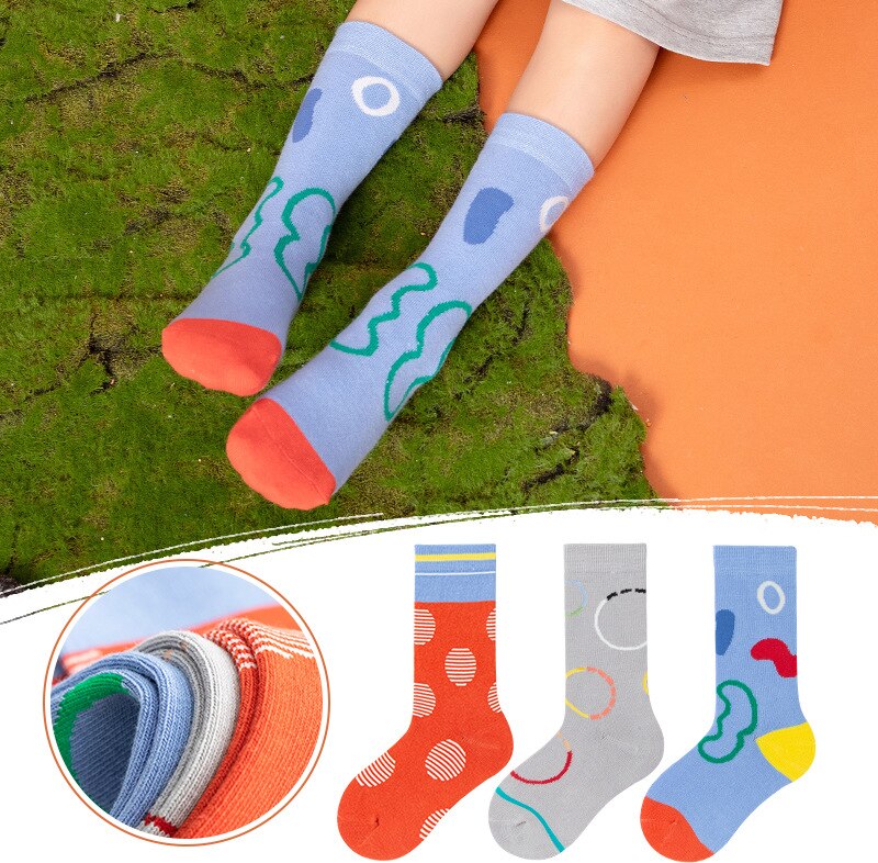 3 Paare/los Frühling Herbst freundlicher Socken Baumwolle Karikatur freundlicher Socken für Baby Jungen 3-12 Jahr Mädchen Socke