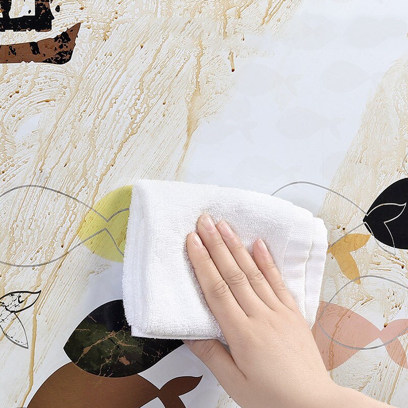 Cozy Kitchen Stickers Anti-oil PET Wall Decals for Cabinet Stove Waterproof Kitchen Sticker Home Decoration Mural Cute Wallpaper