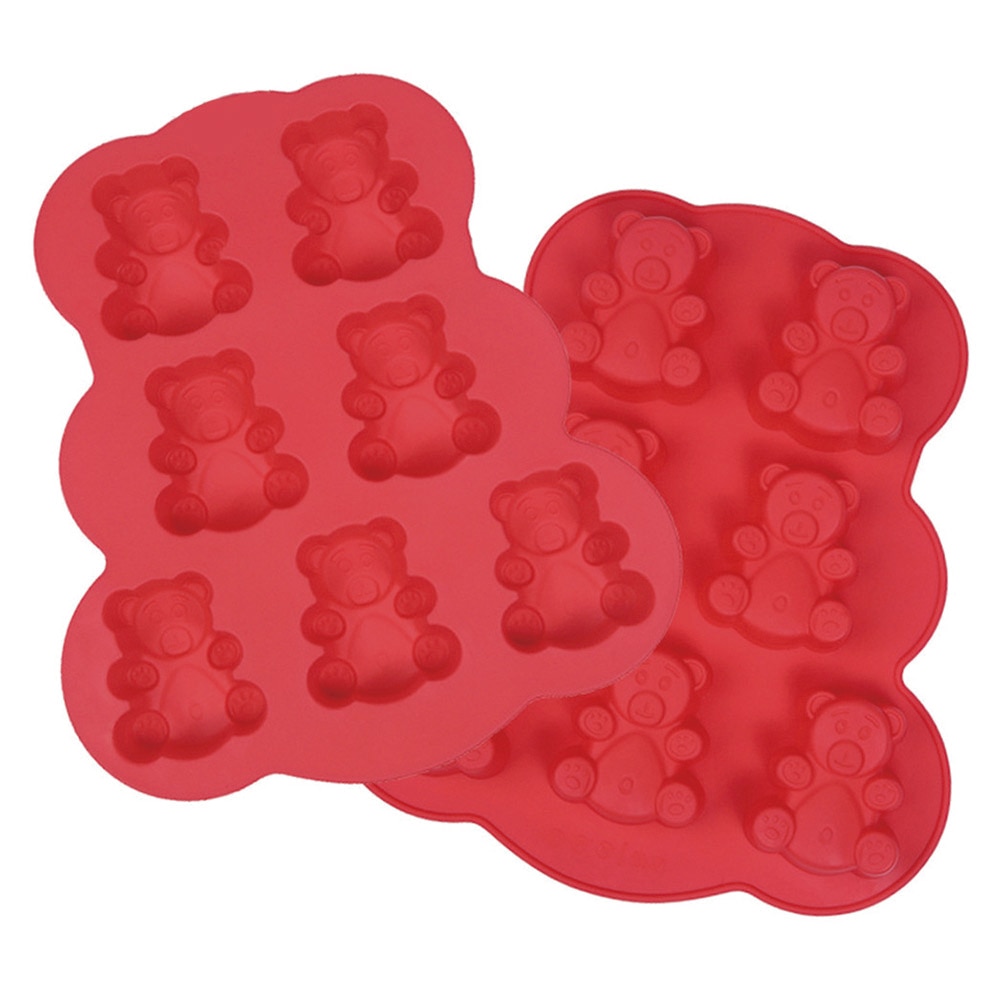 1Pc 7 Netz Bären Geformt Kuchen bilden Fondant bilden Schokolade Formen Kuchen Dekoration Werkzeuge Gebäck Silikon Backen Ausrügestochen