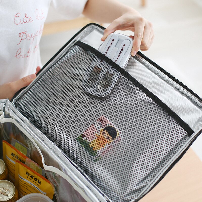 37L Extra Grote Geïsoleerde Koeltas Bier Picknick Voedsel Draagbare Ice Pack Lunch Tassen Voor Vrouwen Opslag Container Koelbox