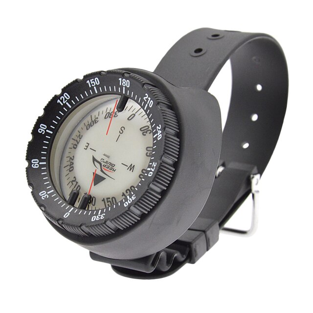 50m Watch Balanced Waterproof Compass Underwater Compass Diving Scuba Compass Compass Luminous: Gray