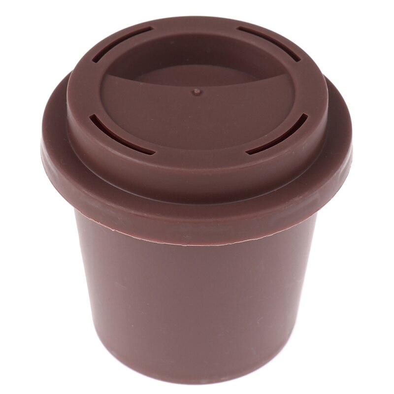Empty Coffee Cup Sponge Stand Storage Case Makeup Puff Holder Empty Cosmetic Dry Box Makeup Accessories: Coffee