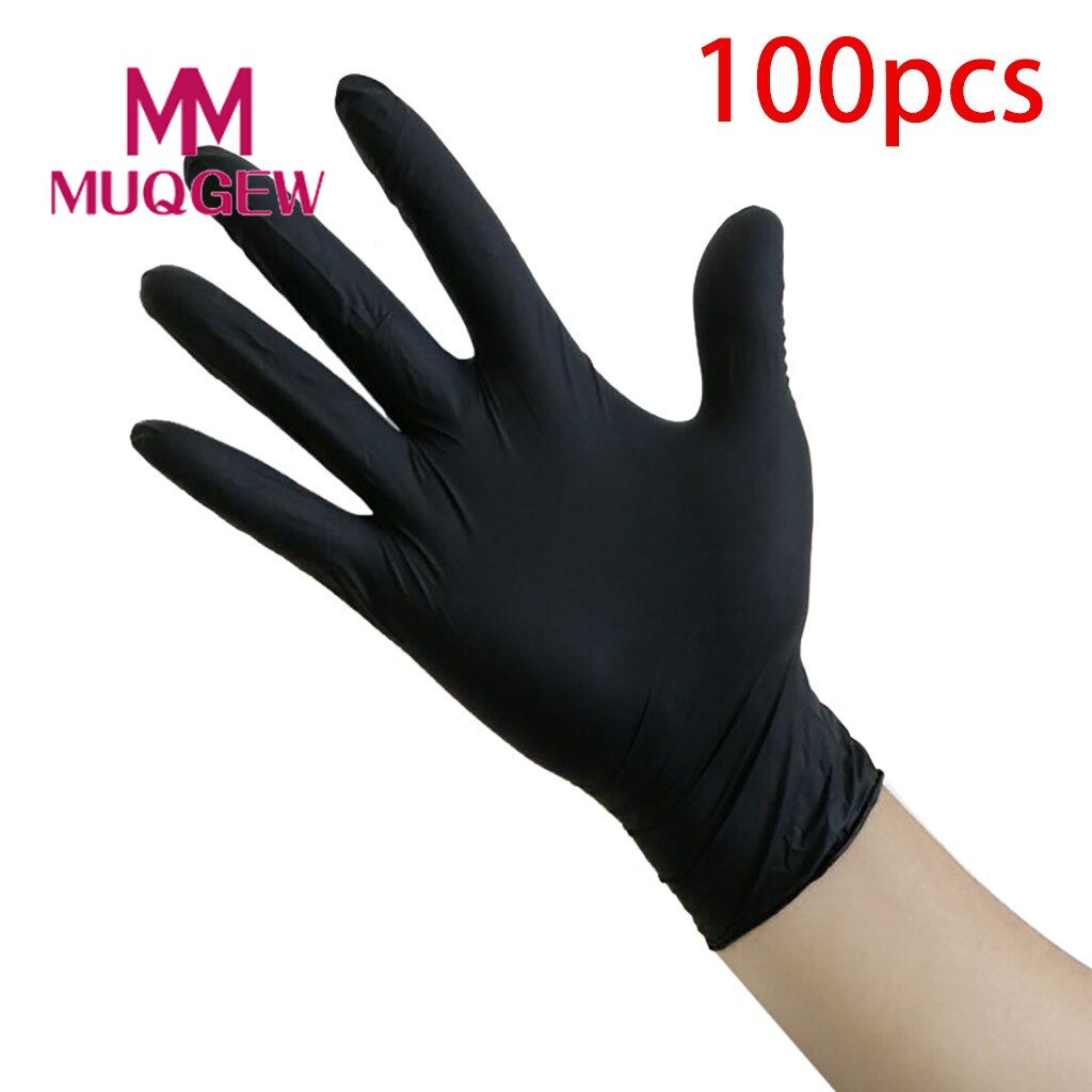100pcs Nitrile Gloves Food Grade Waterproof handschoen Allergy Disposable Work Safety Gloves Nitrile Gloves Mechanic Synthetic