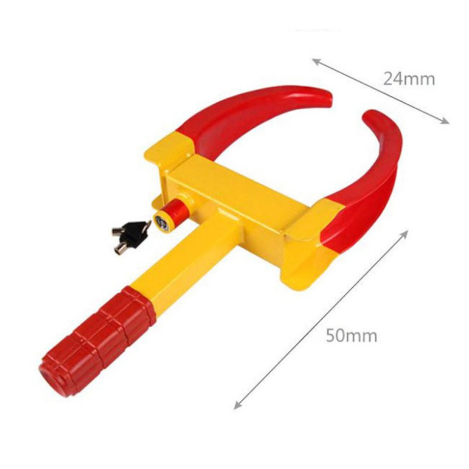 Zware Auto Wheel Lock Klem Boot Band Klauw Trailer Auto Vrachtwagen Atv Rv Golfkarretjes Automotive Boottrailers Anti diefstal Slot