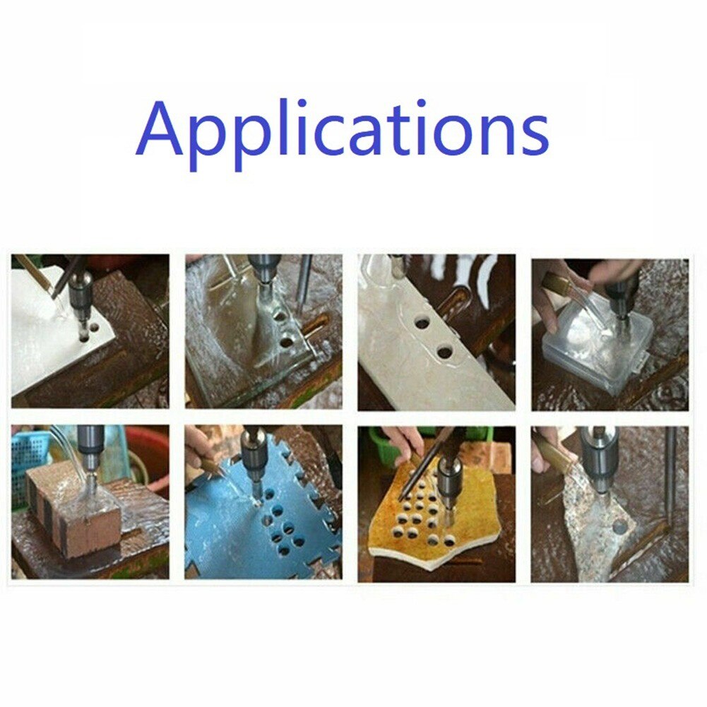 12Pcs 6mm Diamond Drilling Core Bits Connection Porcelain Tile Drill Bits Marble Stone Masonry Hole Saw