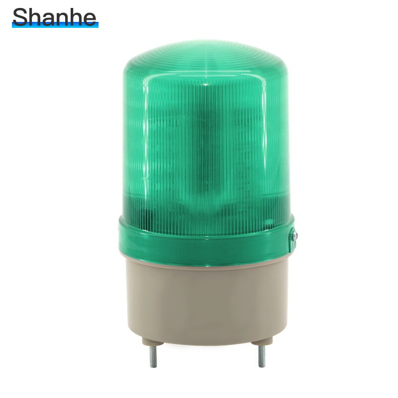 LED-1101 Avec voix Rotatif rotatif LED stroboscope Lampe D&#39;alarme sirène de lumière jaune bleu rouge vert LED avertissement lumière 12V 24V 110V 220V
