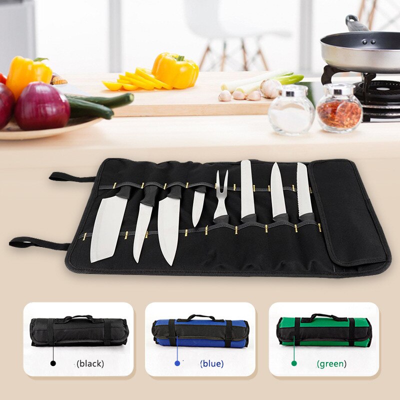 Sac à couteaux de chef Portable, sac en rouleau, sac de valise de cuisine, sac de rangement portable durable Funda Navaja