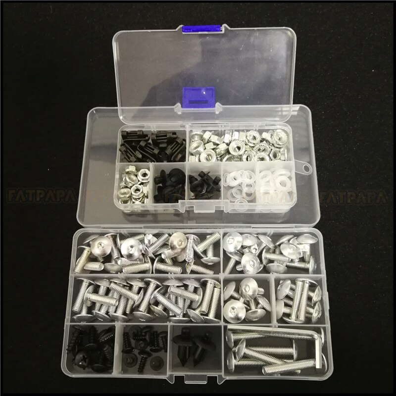 Tornillos universales de carenado para motocicleta, pernos de resorte para motocicleta Benelli TRK502 TNT 25 125 135 300 1130: Plata