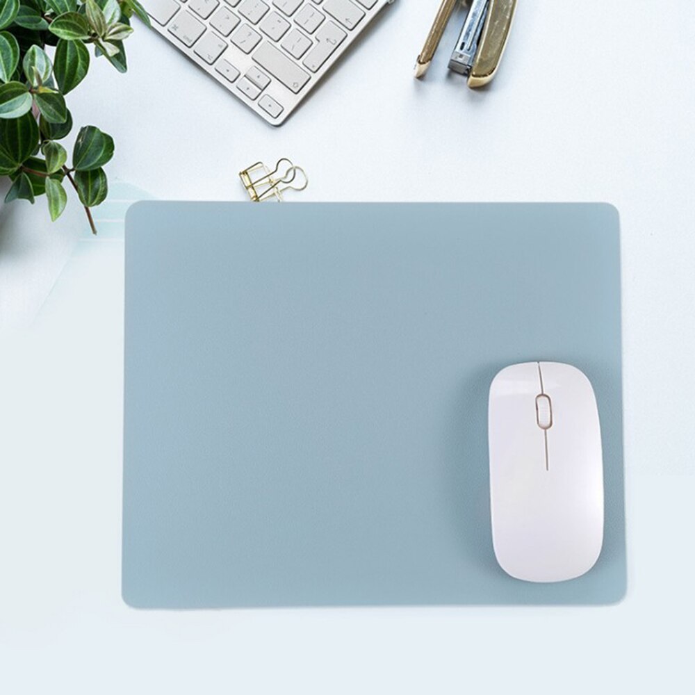 Anti-slip Mouse Pad PU Leather Waterproof Gaming Mice Mat Desk Cushion Comfortable For Home Office Laptop PC MacBook Mousepad