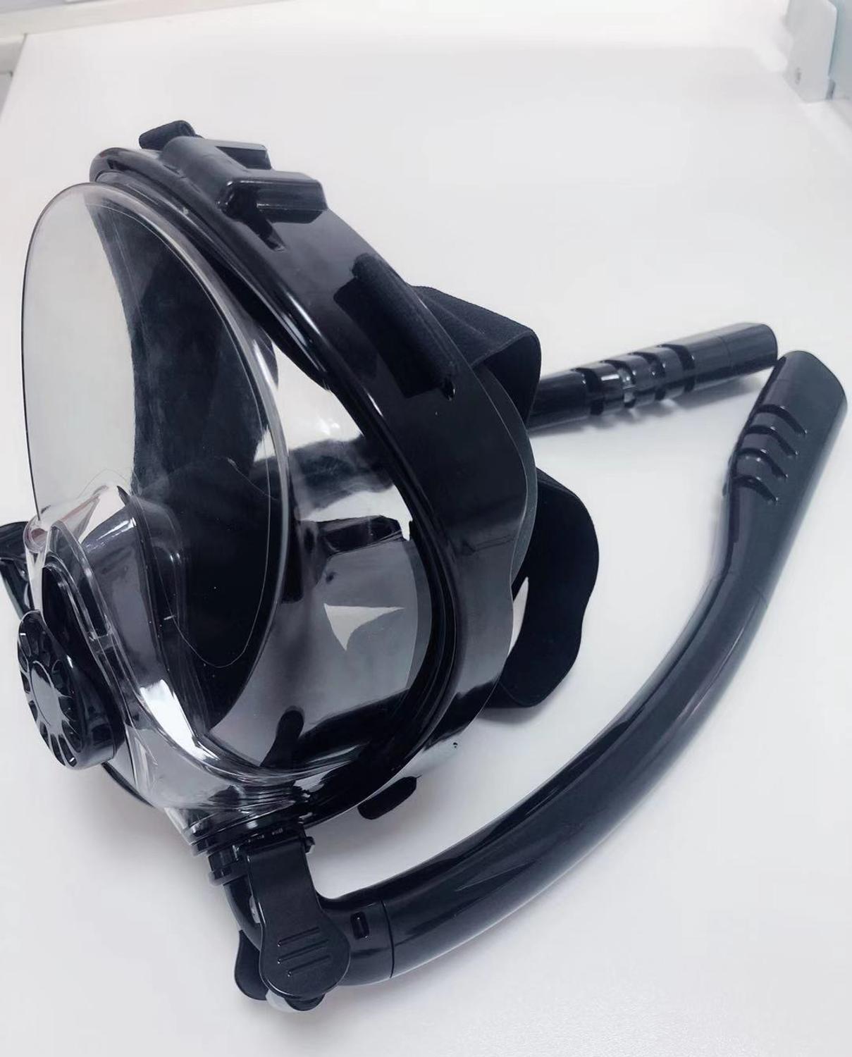 Mascherina di immersione subacquea Maschera Subacquea Anti Fog silicone mascherina di immersione subacquea Doppio snorkel Nuoto Snorkel Attrezzatura Subacquea Da Maisi