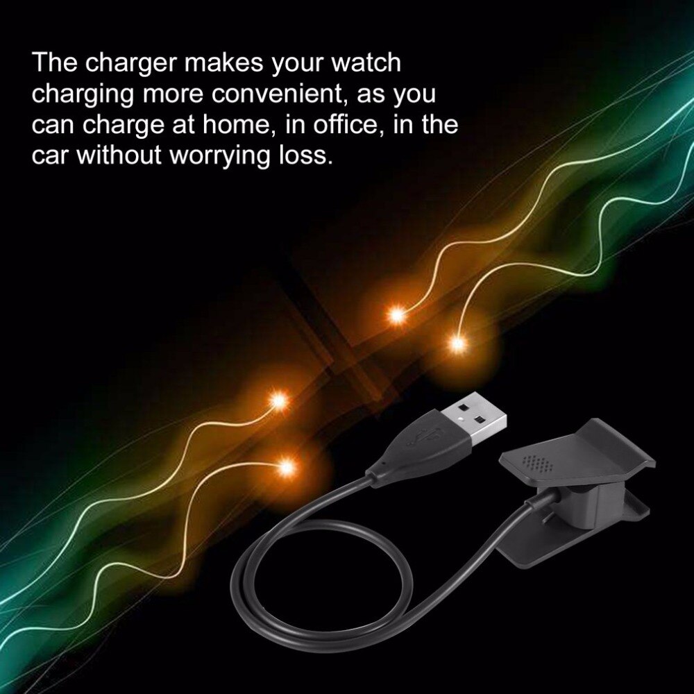 Replacement USB Charging Cable Charger Cord Wire for Fitbit Alta Wristband Smart Watch Intelligent Bracelet Charging Clip