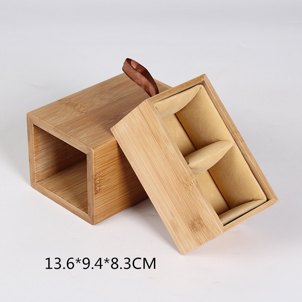 Natural Wooden Storage Box With Lid Golden Lock 7 Style Postcard Home Organizer Handmade Craft Jewelry Case Wooden Box Casket
