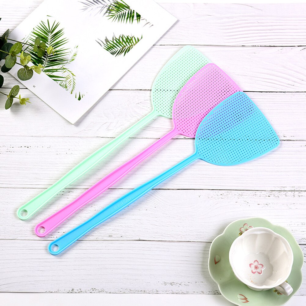 Producto ! Matamoscas Manual de plástico Flexible Swat para Control de moscas con mango largo