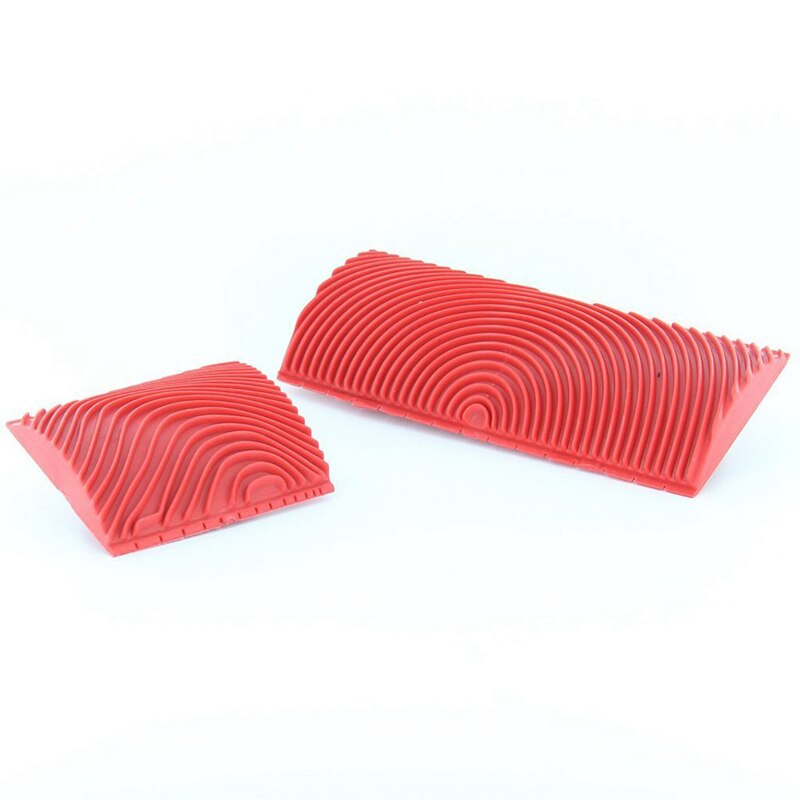 7 pollici Empaistic Modello Rullo Pittore + 2 PCS Legno Graining Strumento di Pittura, carta Da Parati di arte Imitazione Venatura Del Legno Strumento, Struttura Della Parete