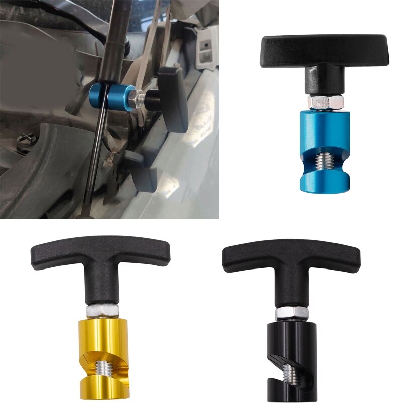 Support de capot à tige métallique, Clip de maintien, outils de serrage pour capot de véhicule, couvercle de moteur antidérapant, Support de levage