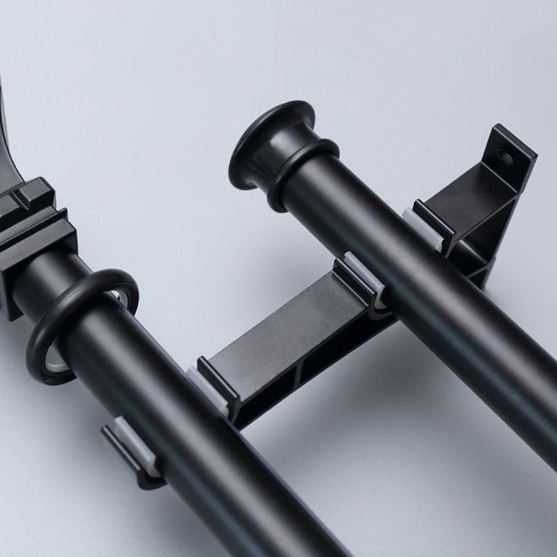 2 pièces/ensemble Double tringle à rideau supports porte-matériel de fenêtre décor à la maison Y98E