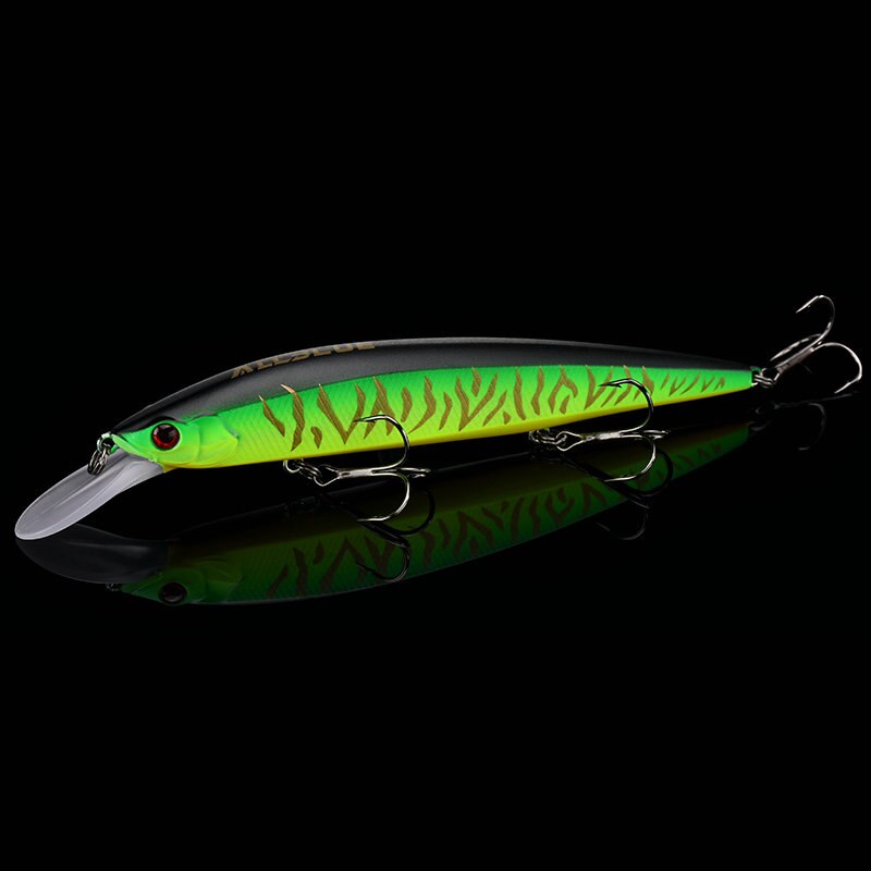 ALLBLUE SHANKS 130MR SP señuelo de pesca suspender Jerkbait 23g de tungsteno a sistema de tiempo fundido Wobbler 2,5 m Minnow esca artificial