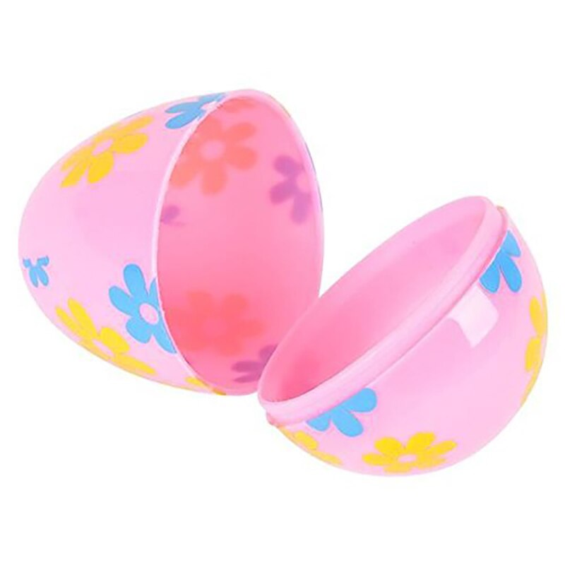 12 stk barnetrykk pastell plast påskeegg assortert egg jaktfest barn gjør det selv pedagogisk