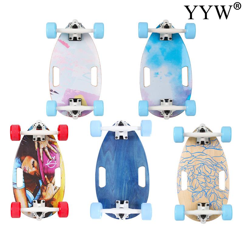 Skate Board Penny Compleet 44Cm * 26Cm Meisjes Skateboard Deck Mini Cruiser Board Meloen Ei Vorm Skateboard Stad road Schaatsen Kid