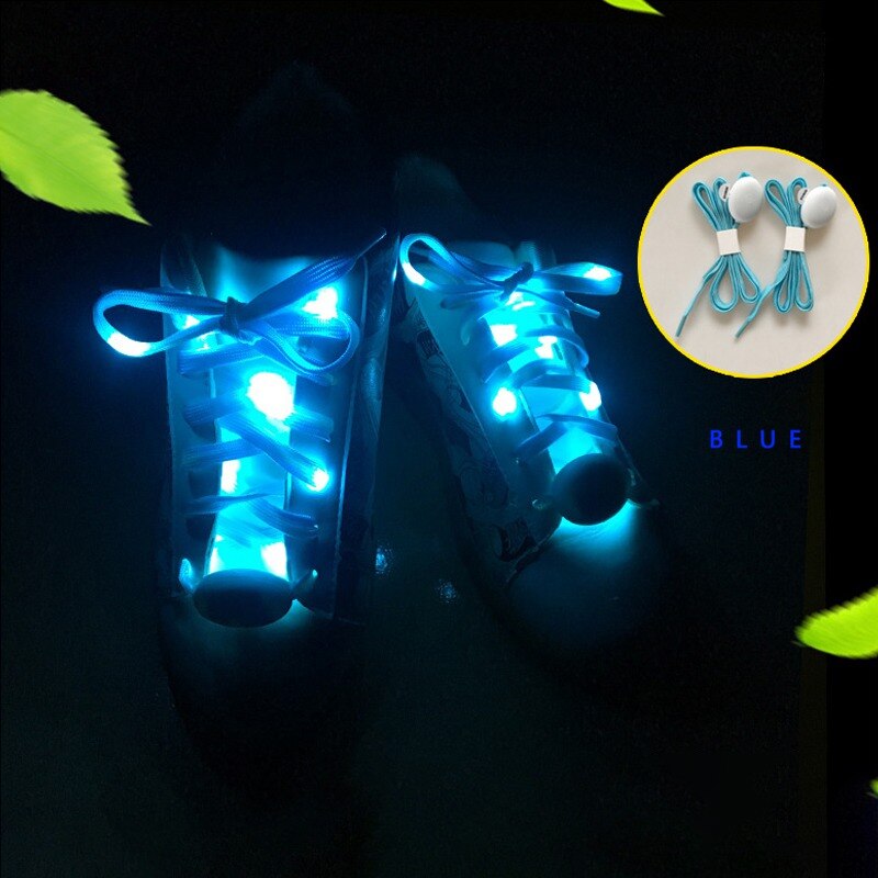 Party Skating Charming LED Flash Light Up Glow Shoelaces Shoestrings Luminous In The Dark Athletic Sport Boots Shoes Laces