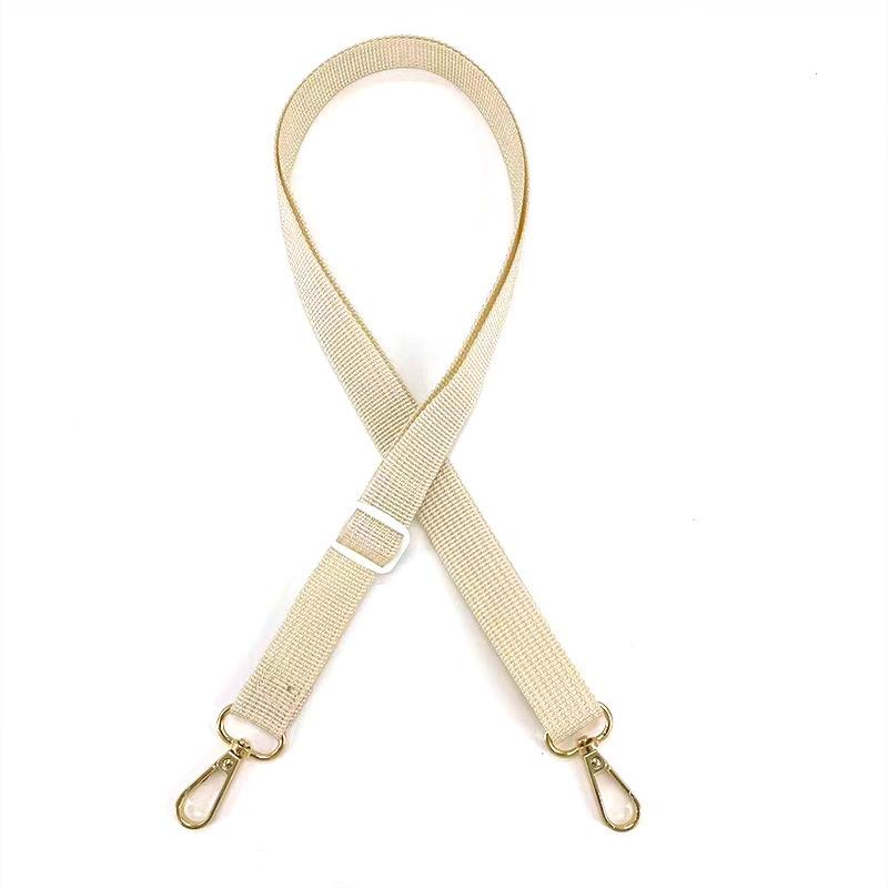 125Cm Lange Verstelbare Stof Tas Riem Handtas Riemen Voor Tassen Schouderriem Decoratieve Purse Strap Replcement Tas Accessoires: Beige