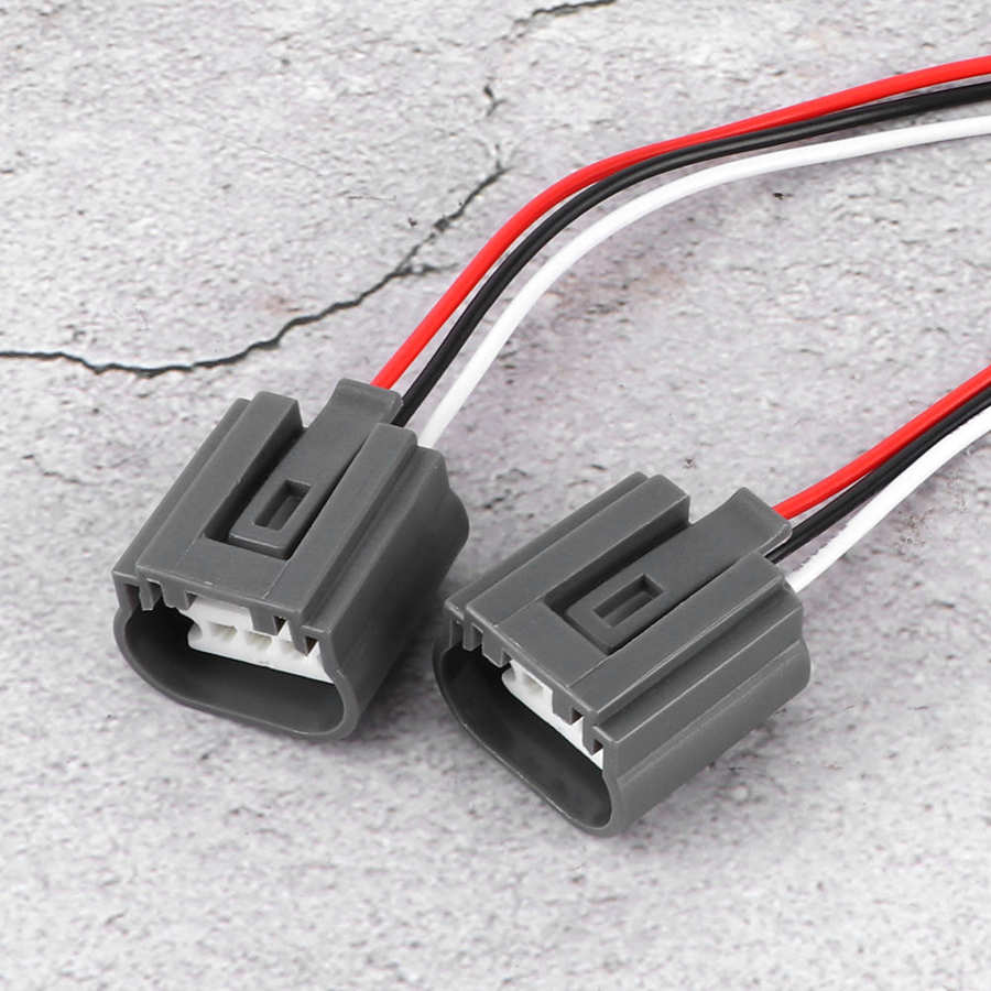 Light Socket Harness 2pcs H13 9008 Female Socket Wire Harness Adapter Connector Harness Adapter Connector for Light